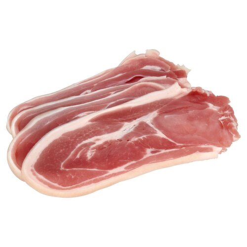 Unsmoked Back Bacon Middle Rashers (1 kg)