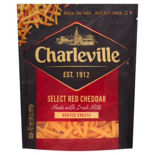 Charleville Grated Select Red Cheddar (180 g)