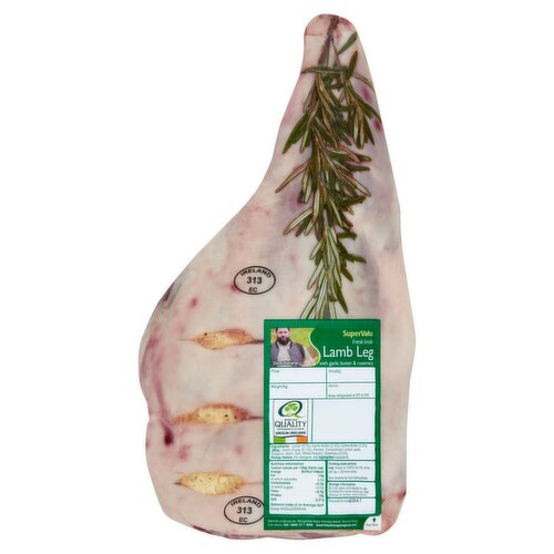 SuperValu Lamb Leg With Butter & Rosemary