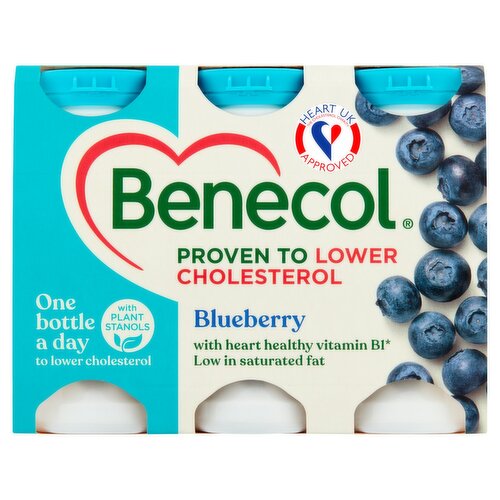 Benecol Blueberry Yogurt Drink 6 Pack (405 g)