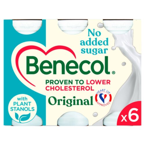 Benecol Original Yogurt Drink 6 Pack (405 g)