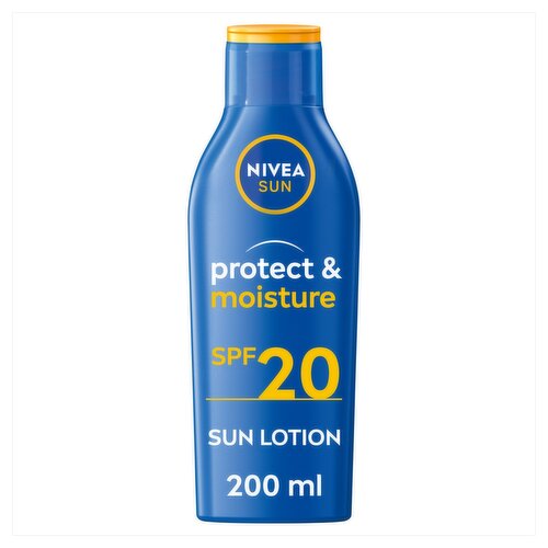 Nivea Sun Protect and Moisture Sun Lotion SPF 20 (200 ml) Storefront EN