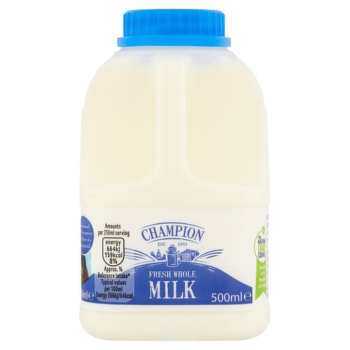 Champion Fresh Milk  (500 ml)