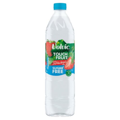 Volvic Touch of Fruit Sugar Free Strawberry Bottle (1.5 L)