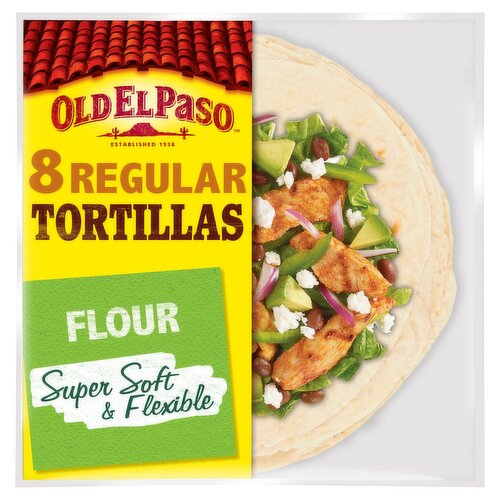 Old El Paso Flour Tortilla Wraps 8 Pack (326 g)