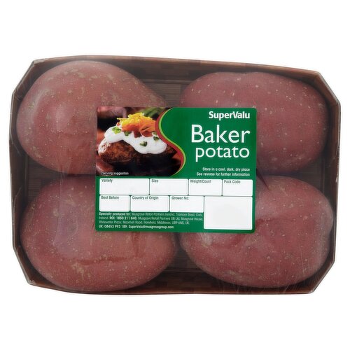 SuperValu Baker Potatoes (4 Piece)