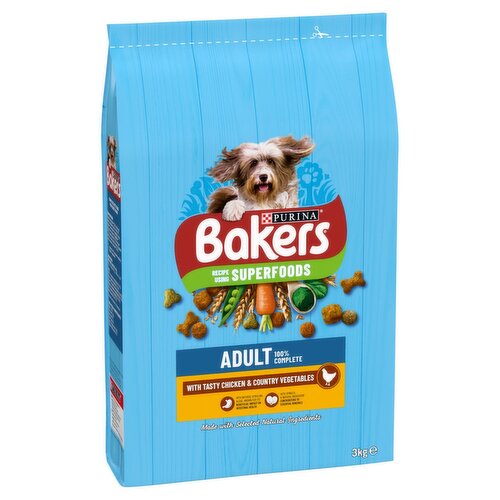 Bakers Chicken & Vegetable Adult Dog Food (3 kg)