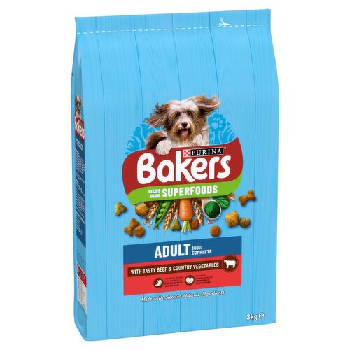 Bakers Beef & Vegetable Adult Dog Food (3 kg)