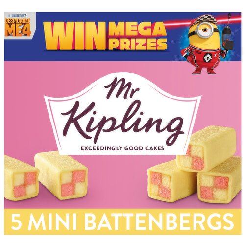 Mr Kipling Mini Battenberg Cakes 5 Pack (164 g)