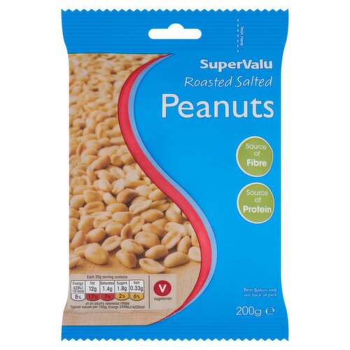 SuperValu Roasted & Salted Peanuts Bag (200 g) Storefront EN