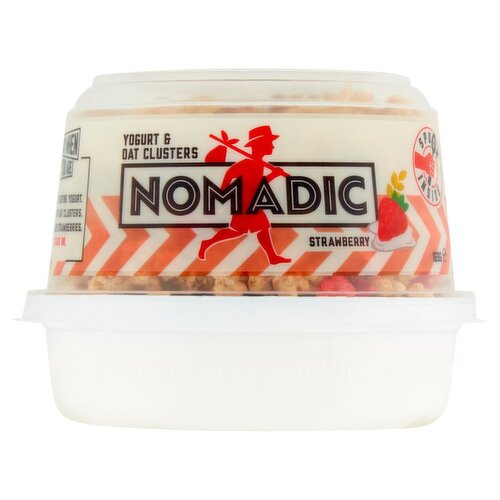 Nomadic Live Natural Yogurt with Oat Clusters & Strawberry (169 g)