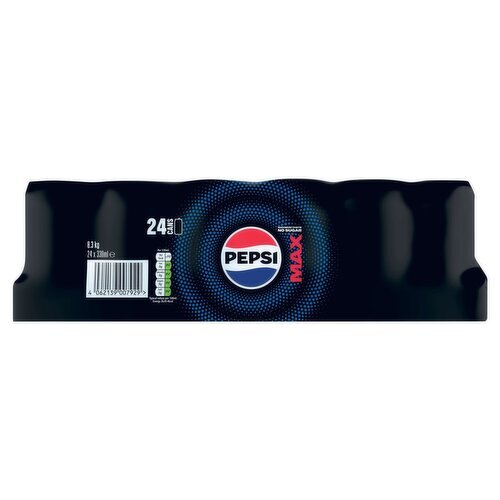 Pepsi Max Sugar Free Cola Cans 24 Pack (330 ml) - Storefront EN