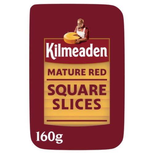 Kilmeaden Mature Red Cheddar Square Slices (160 g)