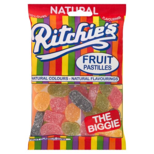 Ritchie's Natural Fruit Pastilles The Biggie Bag (190 g)