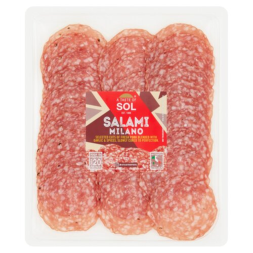 A Taste of Sol Salami Milano Slices (80 g)