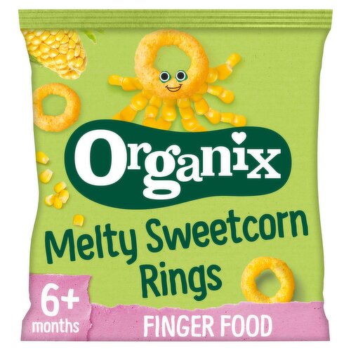 Organix Melty Sweetcorn Rings 6+Months (20 g)