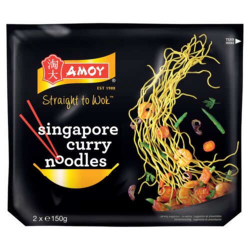 Amoy Straight to Wok Singapore Curry Noodles (300 g)