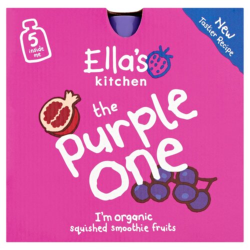 Ella's Kitchen The Purple One Smoothie 5 Pack (90 g)