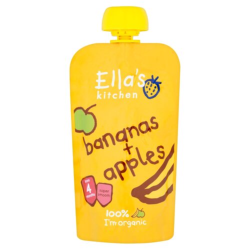 Ella's Kitchen Bananas & Apples 4+ Months (120 g)