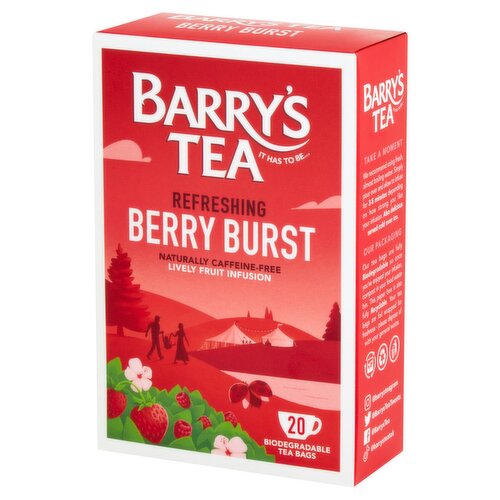 Barry's Tea Berry Burst 20 Pack (50 g) - Storefront EN