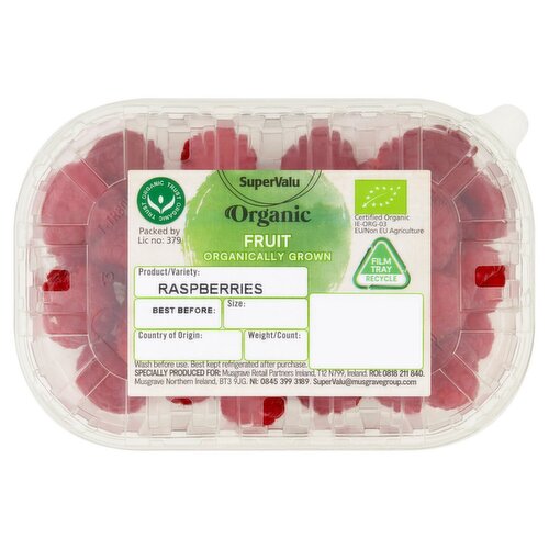 SuperValu Organic Raspberries   (125 g)