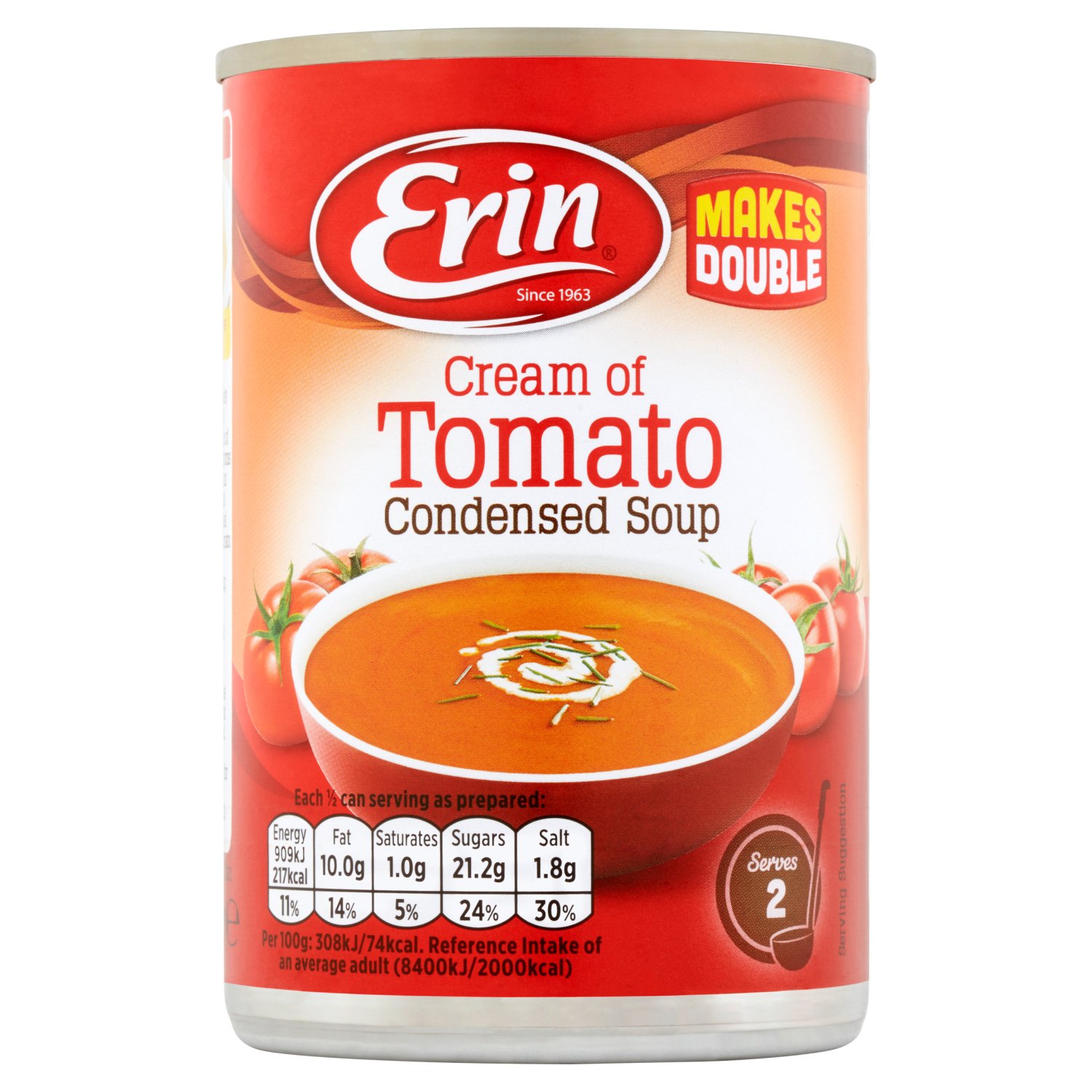 Erin Cream Of Tomato Condensed Soup (295 g)