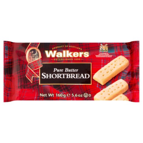 Walkers Pure Butter Shortbread Biscuits (160 g)