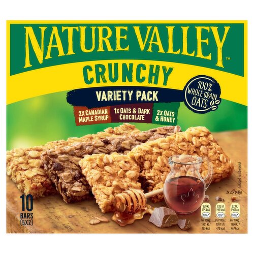 Nature Valley Crunchy Variety Pack Bars 10 Pack (42 g)