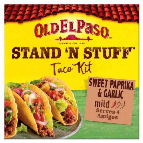 Old El Paso Paprika & Garlic Stand 'N' Stuff Taco Kit (312 g)
