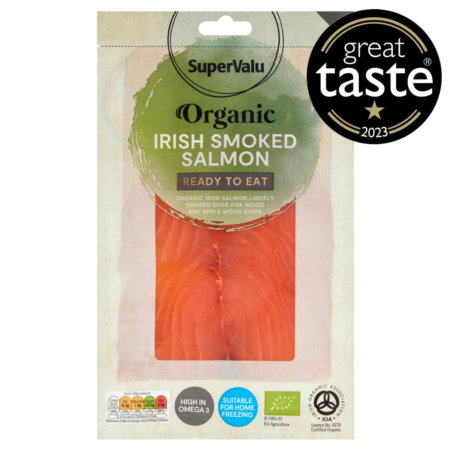SuperValu Organic Smoked Salmon  (100 g)