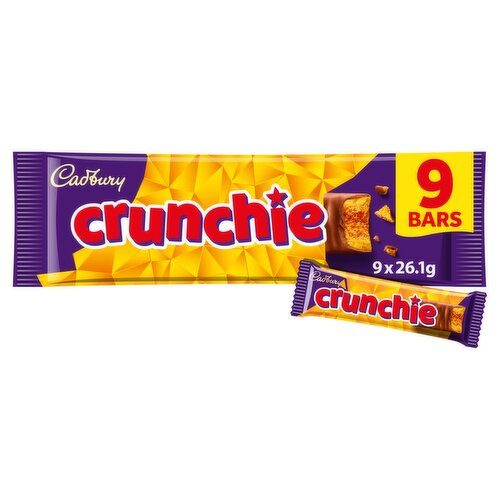 Cadbury Crunchie Bars 9 Pack (26.1 g)