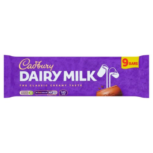 Cadbury Dairy Milk 9 Pack (27.2 g)