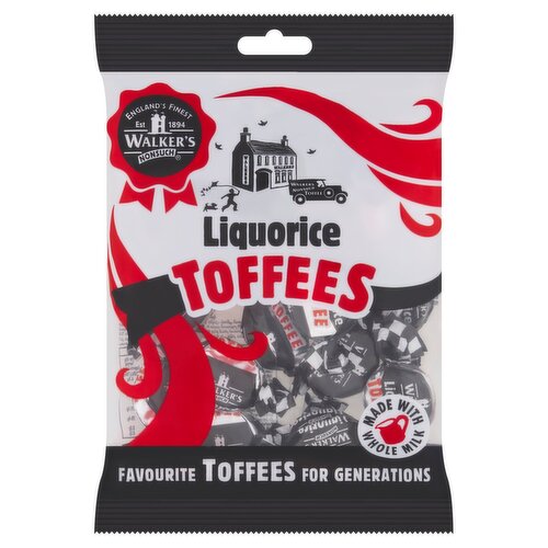 Walker's Toffee Liquorice Bag (150 g)