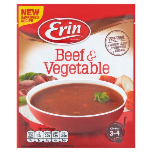 Erin Beef & Vegetable Soup (68 g) - Storefront EN