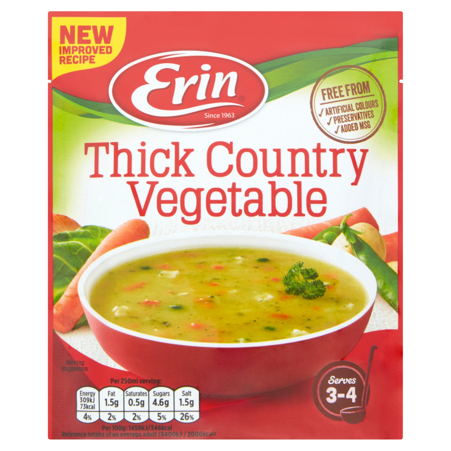 Erin Thick Country Vegetable Soup (72 g)