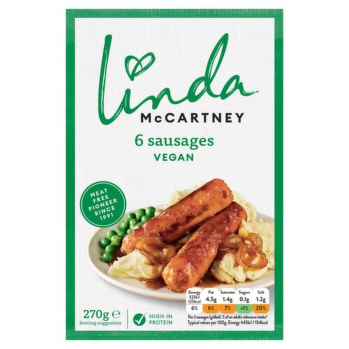 Linda Mccartney Vegetarian Sausages (270 g)