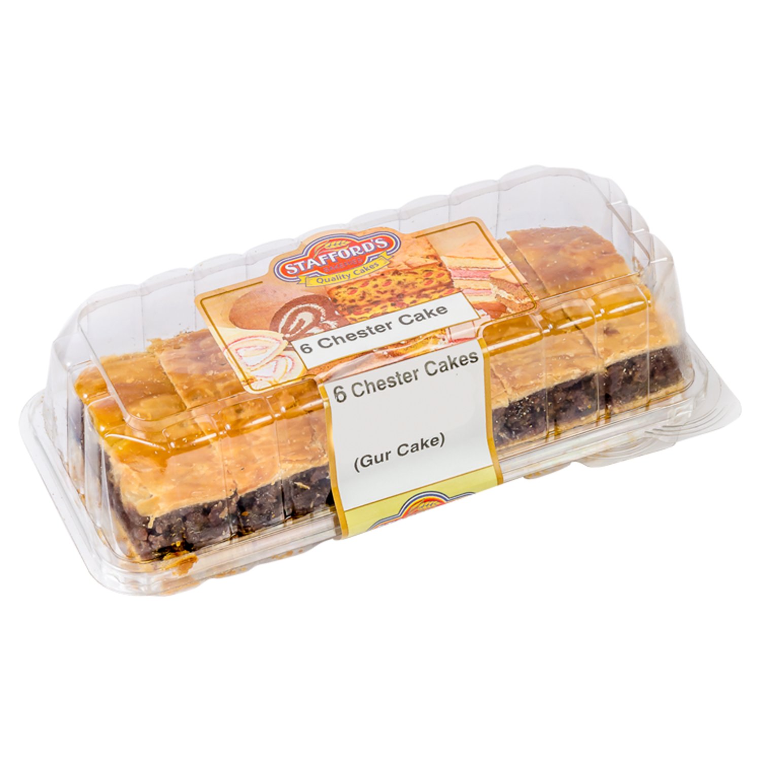 Staffords Chester Cakes 6 Pack (580 g)