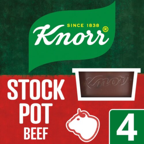 Knorr Beef Stock Pot 4 Pack (28 g)