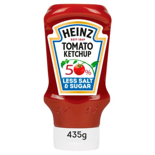 Heinz Tomato Ketchup 50% Less Sugar & Salt (400 ml)