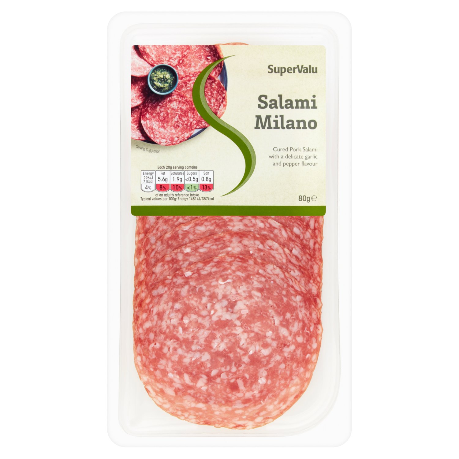 SuperValu Salami Milano Slices (80 g)