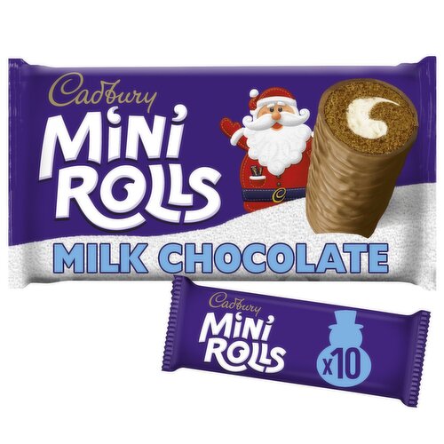 Cadbury Chocolate Mini Rolls 10 Pack (265 g)