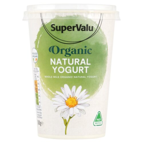 SuperValu Organic Natural Yogurt (500 g)