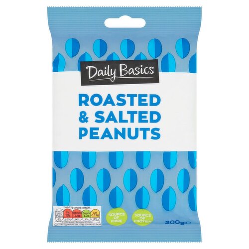 Daily Basics Roasted & Salted Peanuts Bag (200 g)