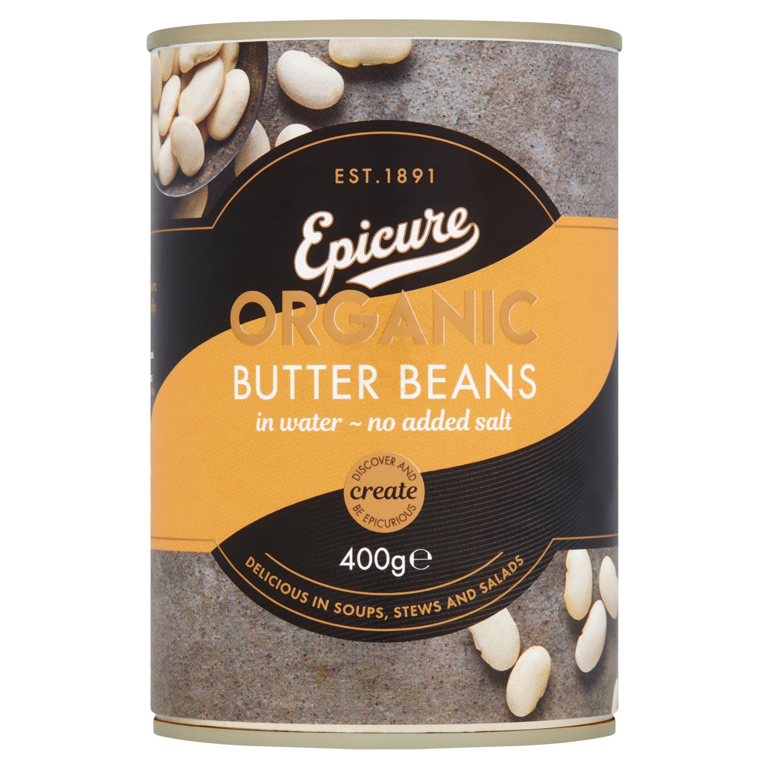Epicure Organic Butter Beans (400 g)