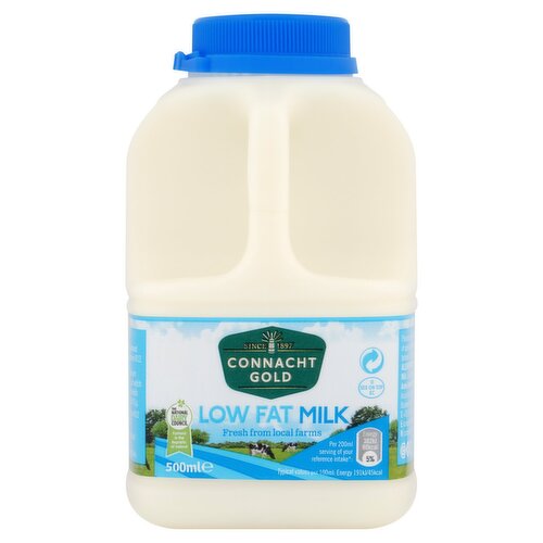 Connacht Gold Low Fat Milk  (500 ml)