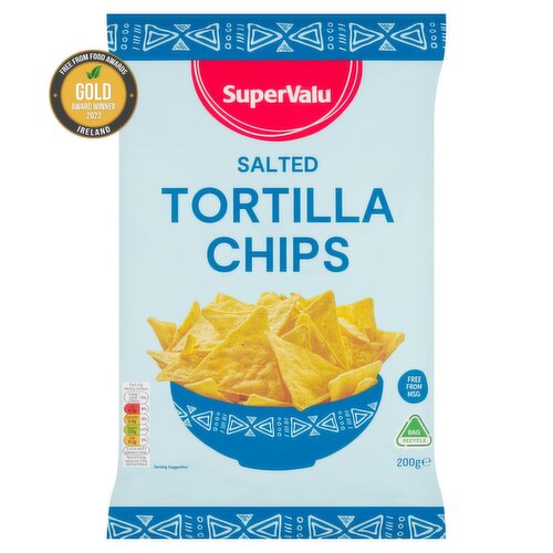 SuperValu Lightly Salted Tortilla Chips Bag (200 g)