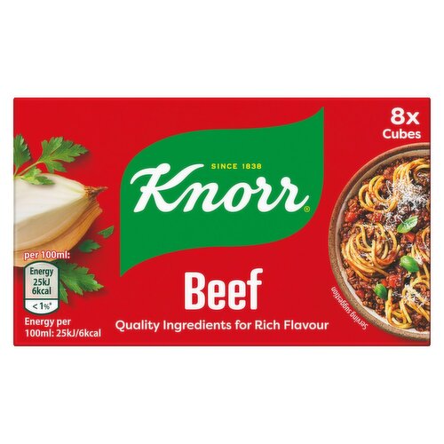 Knorr Beef Stock Cubes 8 Pack (80 g) Storefront EN