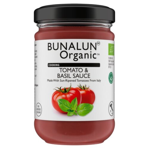 Bunalun Organic Tomato and Basil Sauce (350 g)