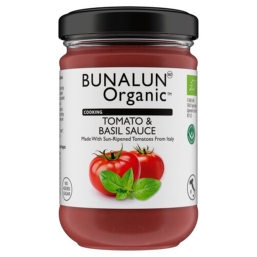 Bunalun Organic Tomato and Basil Sauce (350 g) Storefront EN