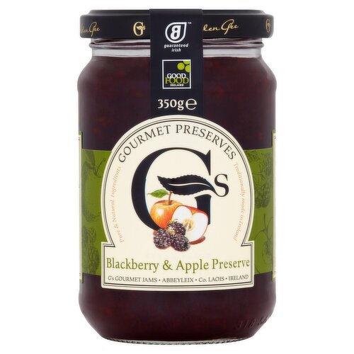 G's Gourmet Preserves Extra Fruit Blackberry & Apple Preserve (340 g)